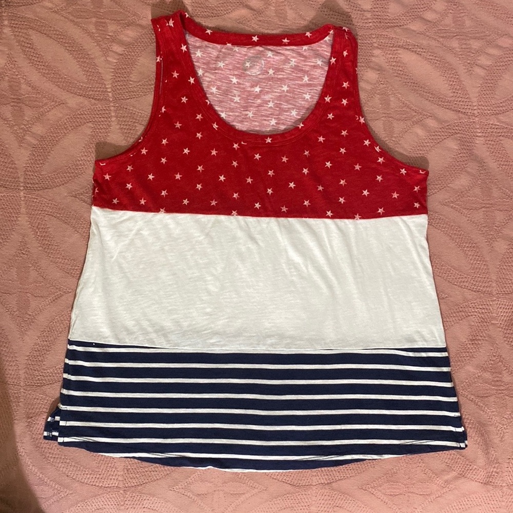 EUC Maurice’s patriotic tank top size L